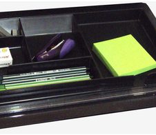 BISLEY Schubladeneinsatz Kunststoff schwarz