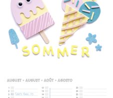 folia Kalender zum Selbstgestalten 21,0 x 30,1 cm