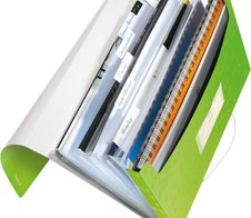 LEITZ Fächermappe DIN A4 6-Fach  grün