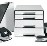 LEITZ Sichtbuch DIN A4 schwarz-metallic