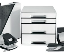 LEITZ Sichtbuch DIN A4 schwarz-metallic