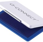 Q-CONNECT Stempelkissen 9,0 x 5,5 cm, blau
