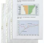HETZEL Prospekthüllen DIN A4 0.045 mm glasklar