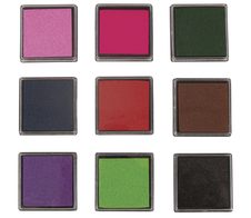 Rayher Stempelkissen 3,5 x 3,5 cm 9 Farbtöne