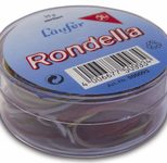 Läufer Gummiringe Rondella, Ø 4 cm, rot