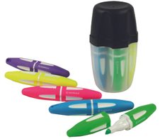 DONAU Mini Textmarker Mehrfarbig