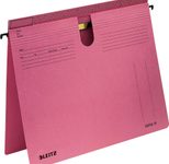 LEITZ Alpha Hängehefter Amtsheftung / kaufmännische Heftung DIN A4 rot
