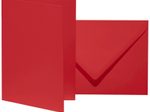 artoz Faltkarten mit Briefumschlägen DIN B6 feuerrot