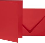 artoz Faltkarten mit Briefumschlägen DIN B6 feuerrot