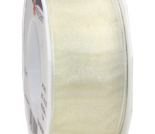 PRÄSENT Geschenkbänder 40 mm x 25 m creme