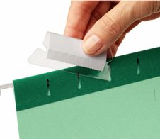 Esselte Vollsichtreiter Kunststoff transparent