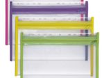 VELOFLEX Reißverschlussbeutel A4 transparent