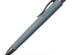 FABER-CASTELL Kugelschreiber POLY BALL Urban stone grey, Schreibfarbe: blau