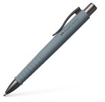 FABER-CASTELL Kugelschreiber POLY BALL Urban stone grey, Schreibfarbe: blau