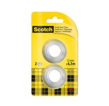 Scotch doppelseitiges Klebeband 12 mm  x 6.3 m milchig/transparent