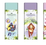 FABER-CASTELL Radiergummis 4 verschiedene Farben