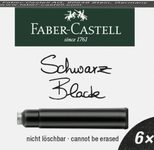 FABER-CASTELL Tintenpatronen für Füller schwarz