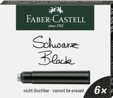 FABER-CASTELL Tintenpatronen für Füller schwarz