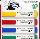 FABER-CASTELL Textilmarker 1.0 - 5.0 mm Mehrfarbig