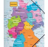 PAGNA Eckspanner DIN A4 Deutschlandkarte