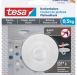 tesa Klebehaken 6 cm  x 6 cm weiß