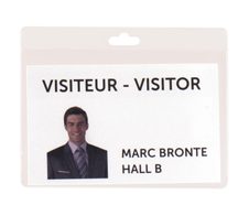 tarifold Namensschilder transparent 9 cm x 6 cm