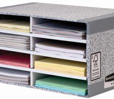 Fellowes Sortierstation DIN A4 8-Fach  grau