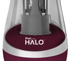 WESTCOTT elektrischer Anspitzer brombeer/transparent