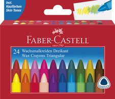 FABER-CASTELL Wachsmalstifte 24St.