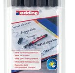 edding 142 M permanent Folienstifte-Set 1.0 mm Mehrfarbig