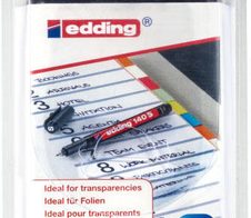edding 140 S permanent Folienstifte-Set 0.3 mm Mehrfarbig