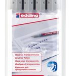 edding 150 S non-permanent Folienstifte-Set 0.3 mm Mehrfarbig