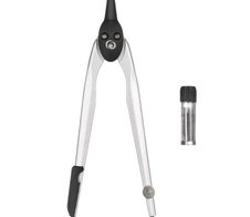 herlitz Zirkel schwarz, silber