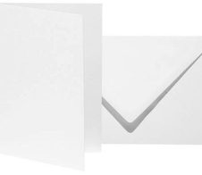 artoz Faltkarten mit Briefumschlägen DIN B6 weiß