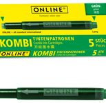 ONLINE® Tintenpatronen für Füller grün