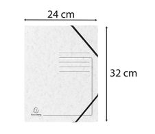 Exacompta Eckspanner DIN A4 weiß