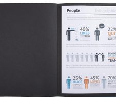 Exacompta Ordnungsmappen DIN A4 7-Fach  grau