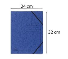 Exacompta Eckspanner DIN A4 blau