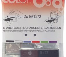 COLOP Ersatzstempelkissen 5,5 x 0,8 cm blau/rot