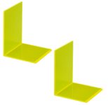 MAUL Buchstützen 10,0 x 10,0 x 13,0 cm neon gelb
