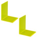 MAUL Buchstützen 10,0 x 10,0 x 13,0 cm neon gelb
