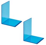 MAUL Buchstützen 10,0 x 10,0 x 13,0 cm neon blau