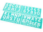 LINEX® Buchstabenschablonen-Set grün