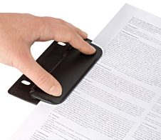 WEDO Taschenlocher schwarz