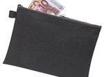 VELOFLEX Reißverschlussbeutel A5 schwarz