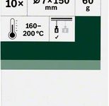 BOSCH Heißklebesticks Glitterfarben gold, silber, rot, dunkelblau, grün