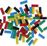 BOSCH Heißklebesticks Gluey Farb-Mix rot, gelb, blau, schwarz, grün
