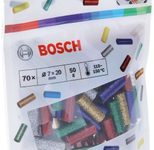 BOSCH Heißklebesticks Gluey Glitter-Mix Glitterfarben rot, grün, blau, silber, gold