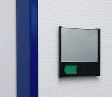 SignSystems® Türschild 15,4 x 15,4 cm schwarz