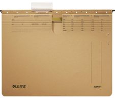 LEITZ Alpha Hängehefter kaufmännische Heftung DIN A4 naturbraun